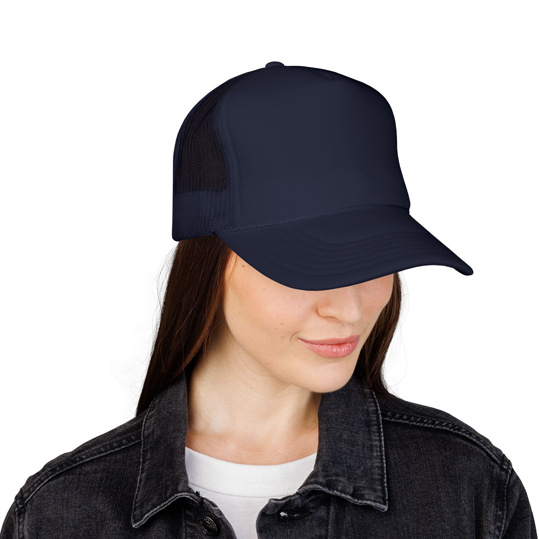 Custom Logo Foam Trucker Hat – Stylish Snapback with High-Profile Comfort