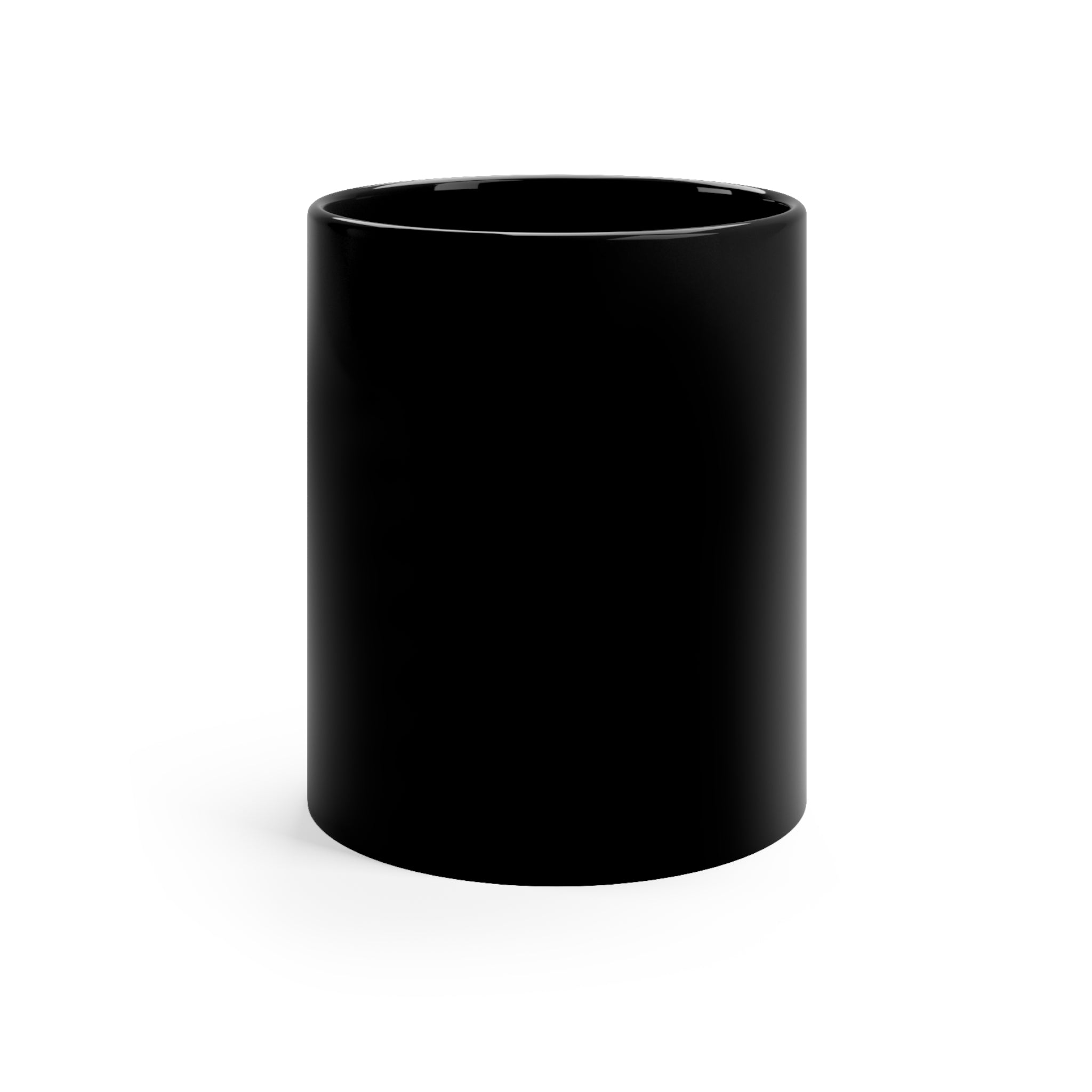 Luxury Custom Black Coffee Mug – 11oz Matte Finish for Elegant Everyday Sips