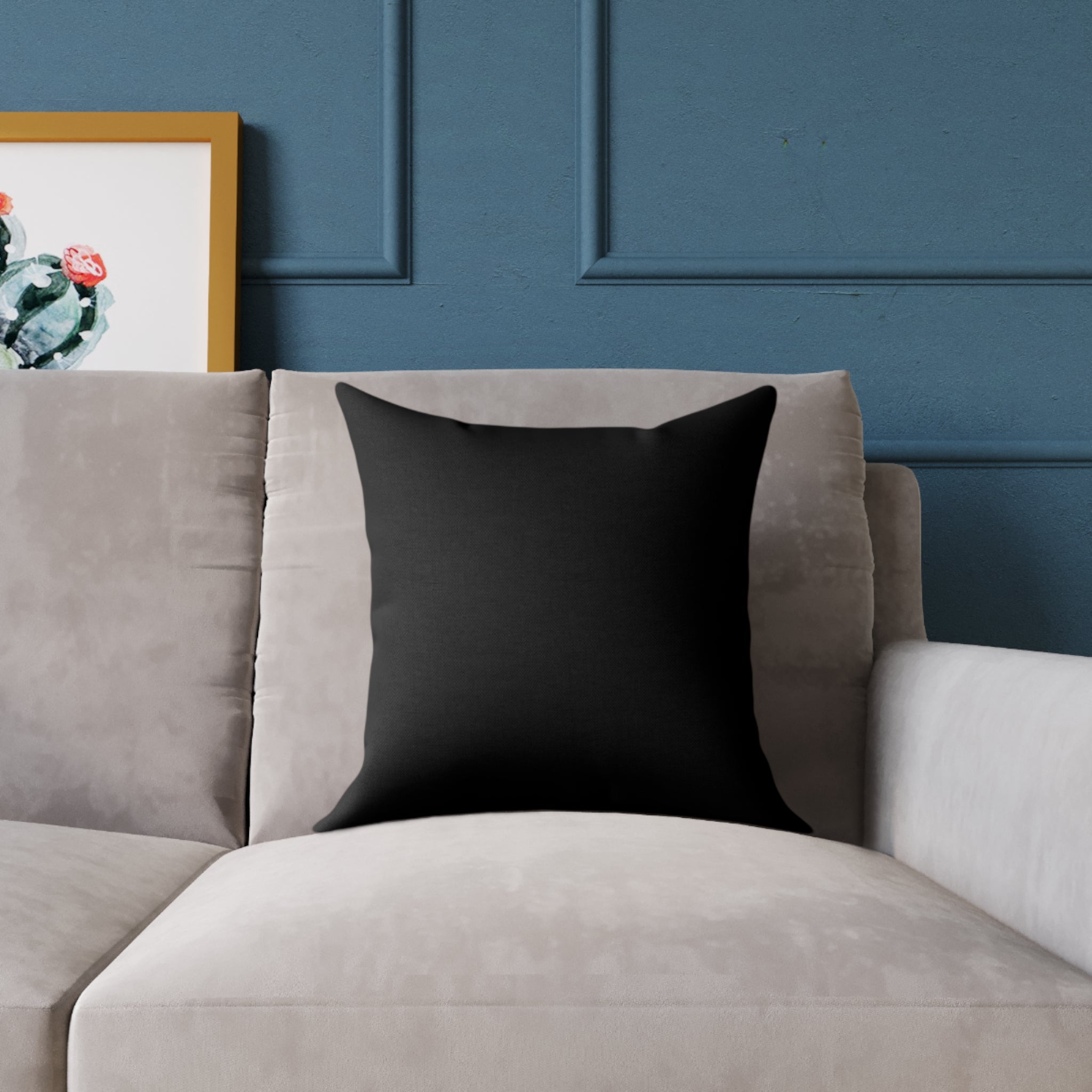 Luxury Custom Logo Throw Pillow – Elegant Comfort with a Personalized Touch