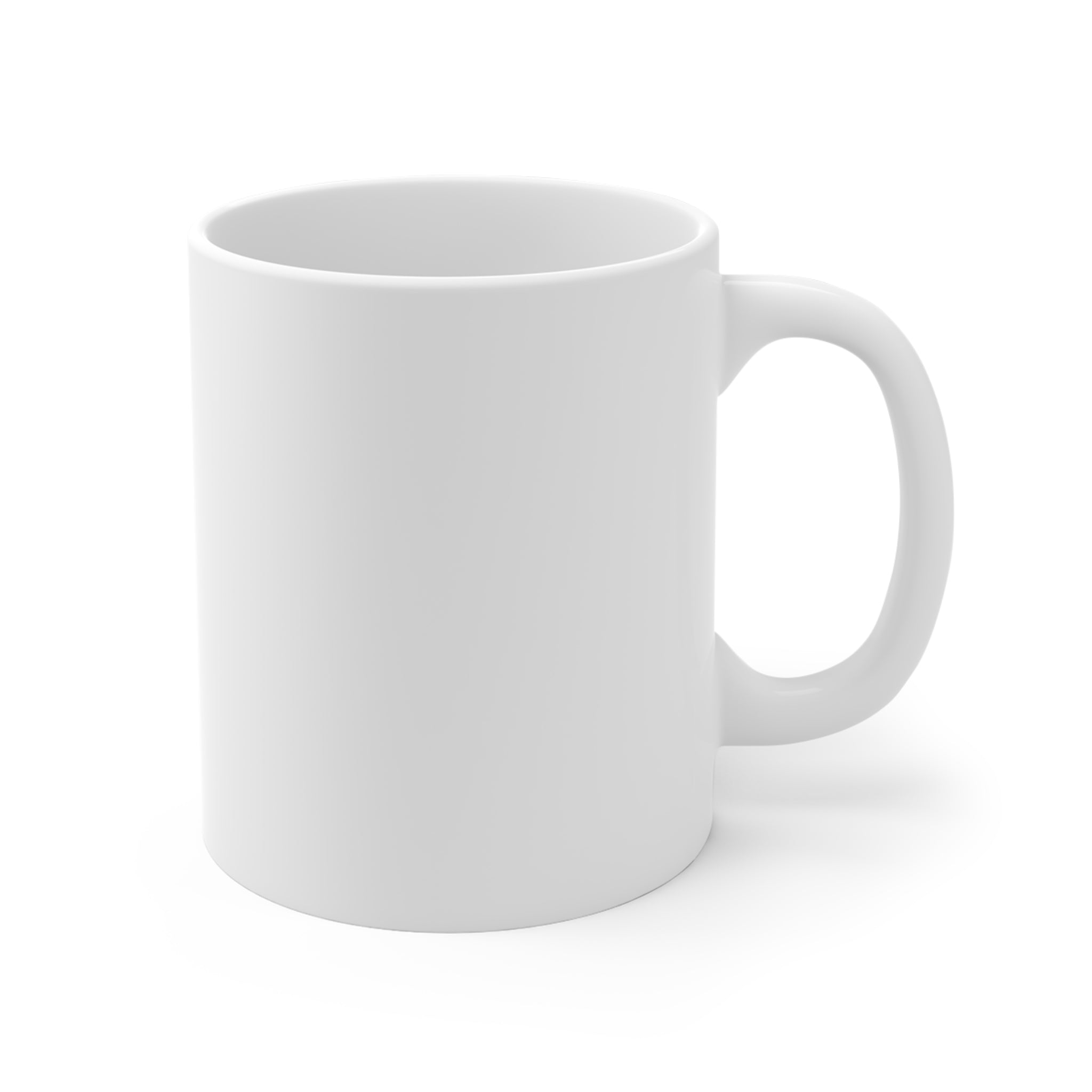 Custom White Coffee Mug – 11oz Elegant Matte Finish for Personalized Sips