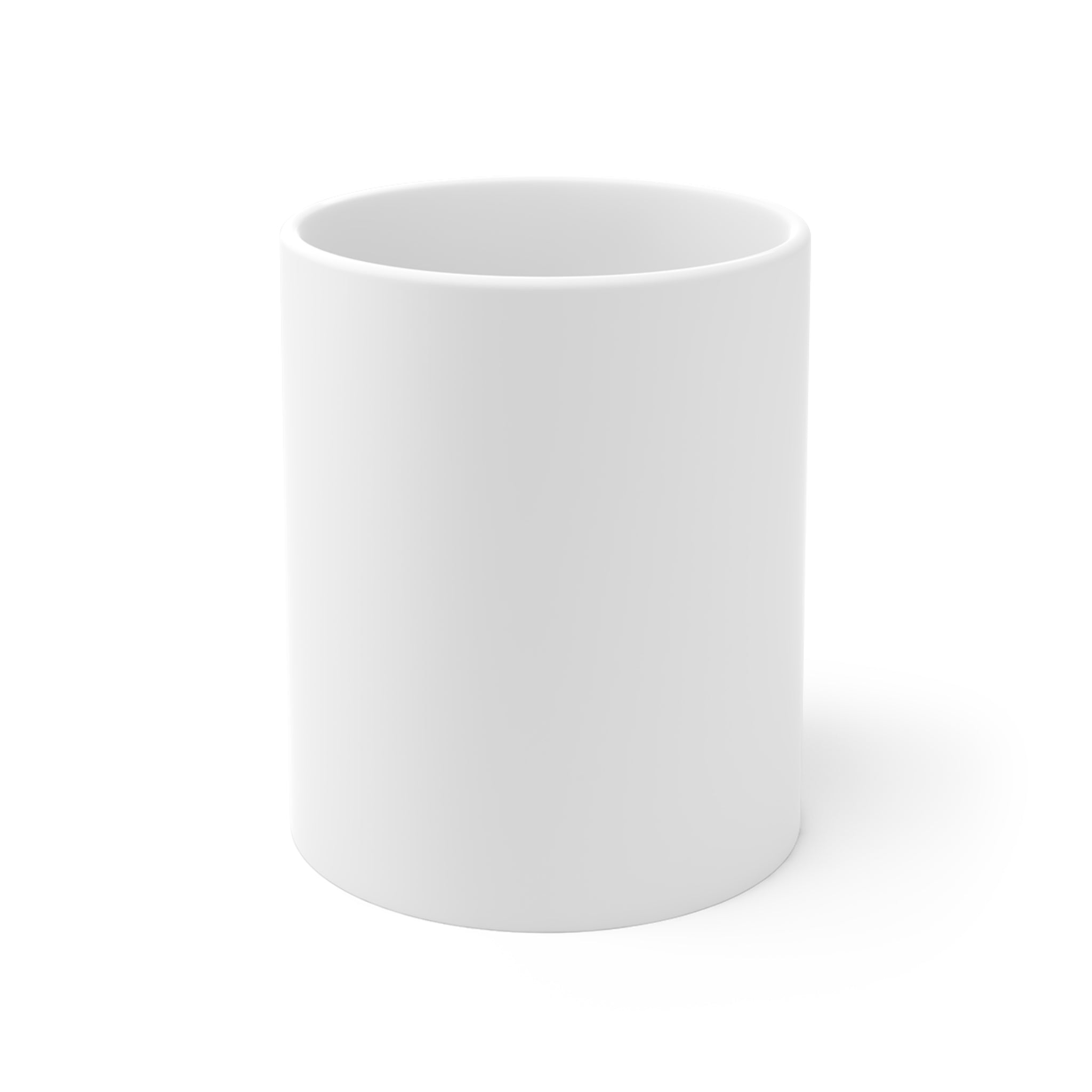 Custom White Coffee Mug – 11oz Elegant Matte Finish for Personalized Sips