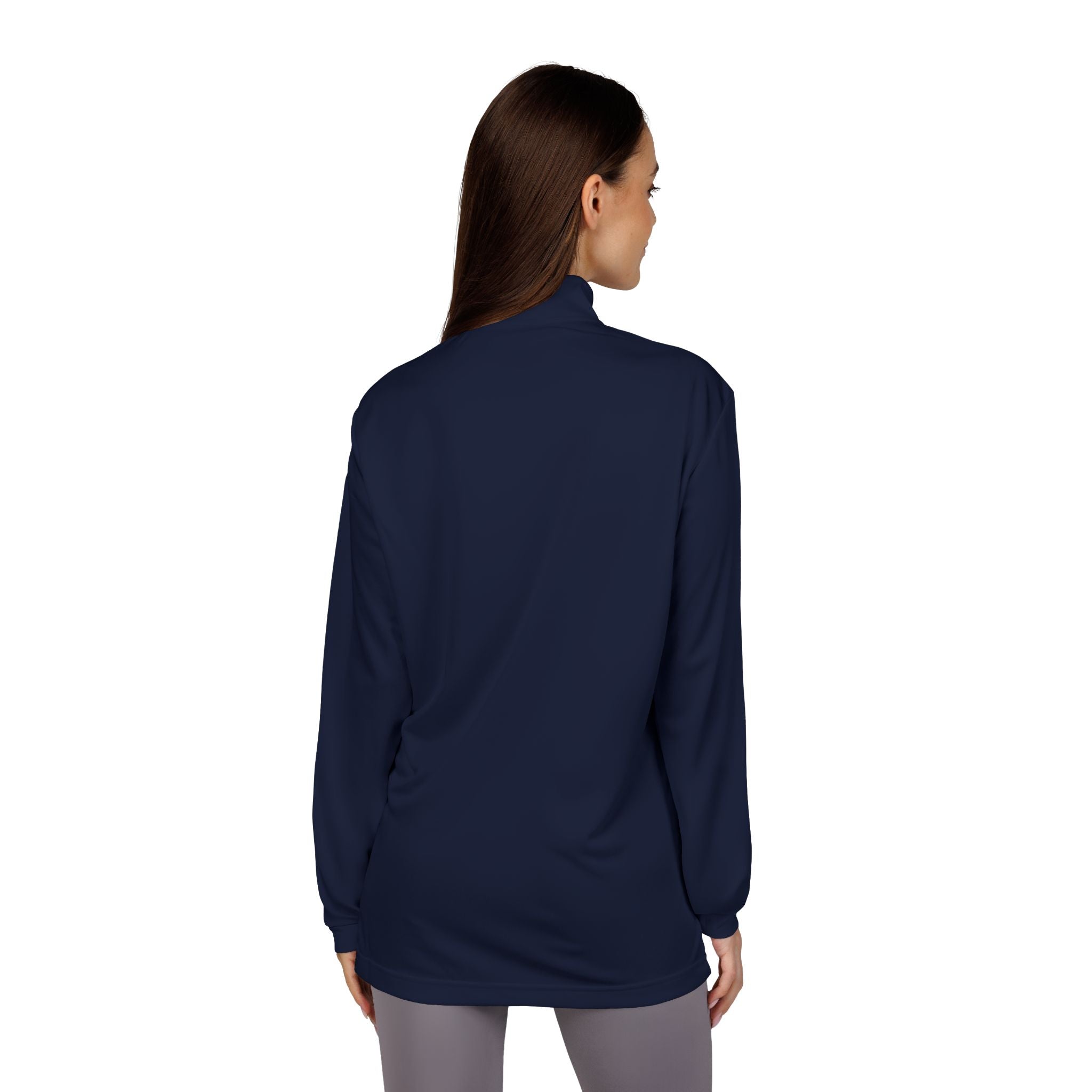 Custom Unisex adidas Quarter-Zip Pullover with Personalized Logo – Sustainable Comfort & UPF 50+ Protection
